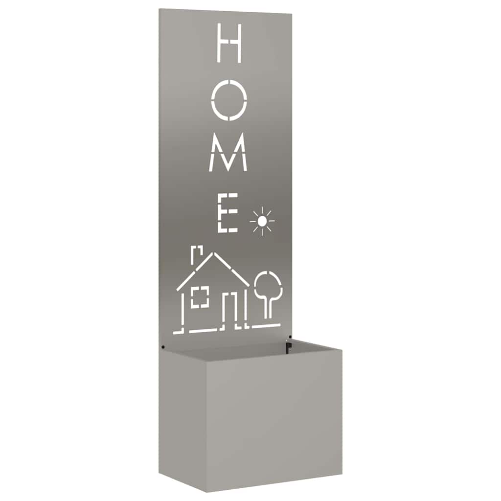 Have privatliv skærm Fretwork Rusten 50 x 140 cm Forvitret stål