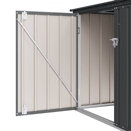 Have Opbevaringskasse Sort 151,5 x 82 x 110,5 cm Stål