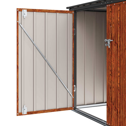 Have Opbevaringskasse Brun 151,5 x 82 x 110,5 cm Stål