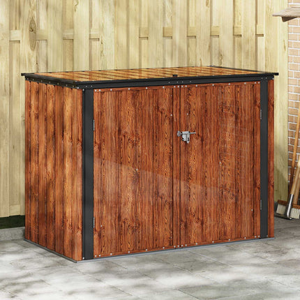 Have Opbevaringskasse Brun 151,5 x 82 x 110,5 cm Stål