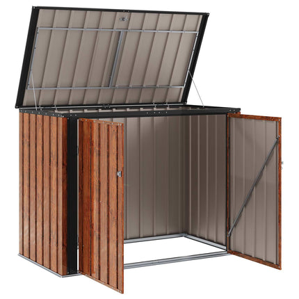 Have Opbevaringskasse Brun 151,5 x 82 x 110,5 cm Stål
