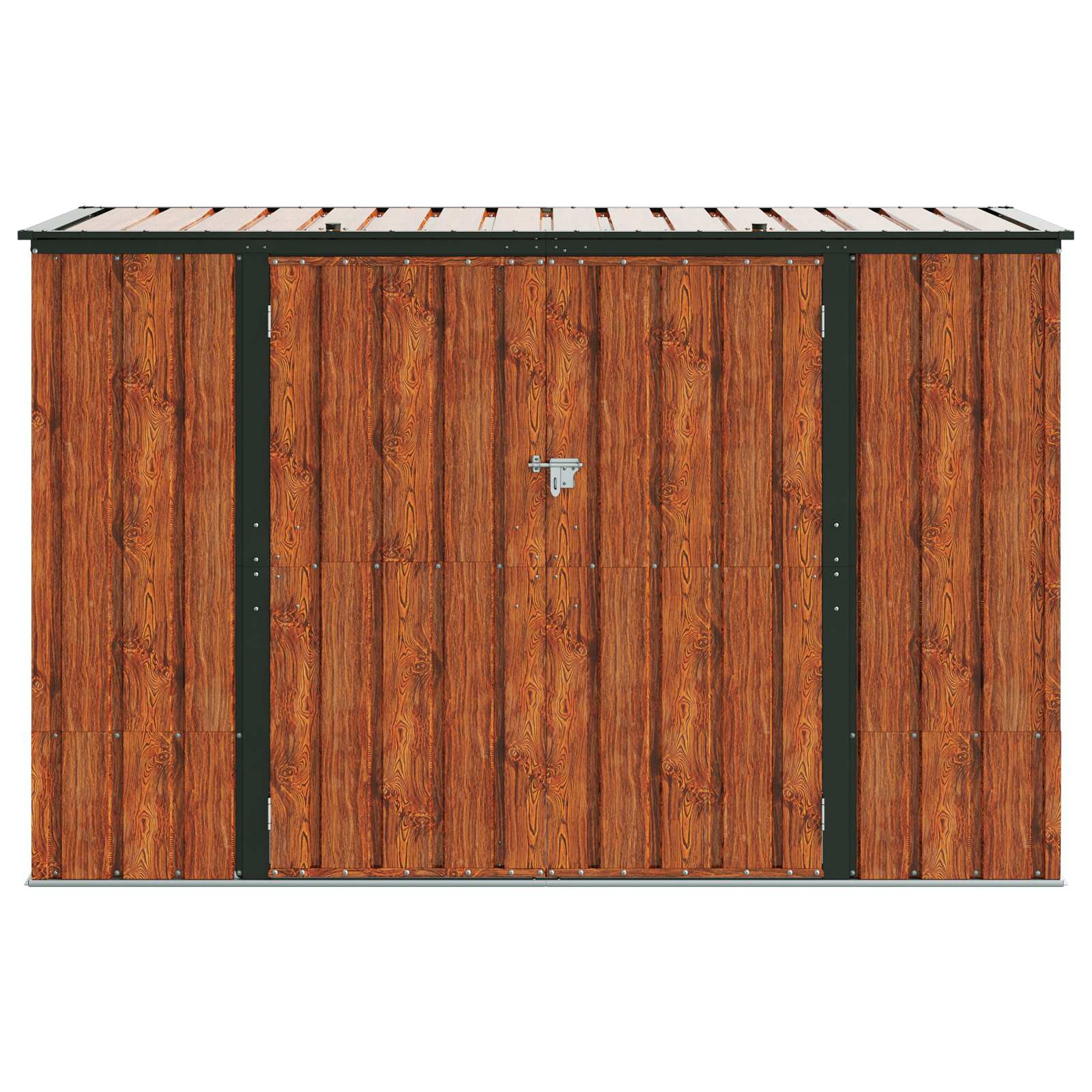 Have Opbevaringskasse Brun 214 x 82 x 132 cm Stål