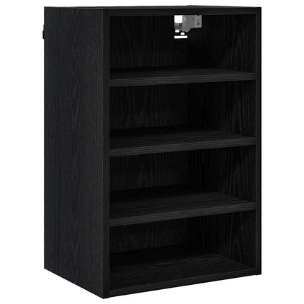 Hængeskab Sort eg 40 x 29,5 x 60 cm Konstrueret træ