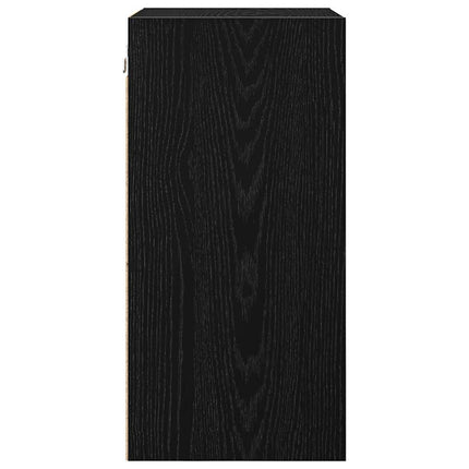 Hængeskab Sort eg 40 x 29,5 x 60 cm Konstrueret træ