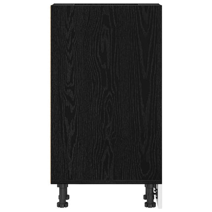 Køkken base kabinet Sort eg 20 x 44,5 x 81,5 cm Konstrueret træ