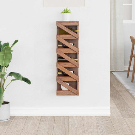 Vinfad Naturfarvet 24 x 14 x 80 cm Massiv Mahogni