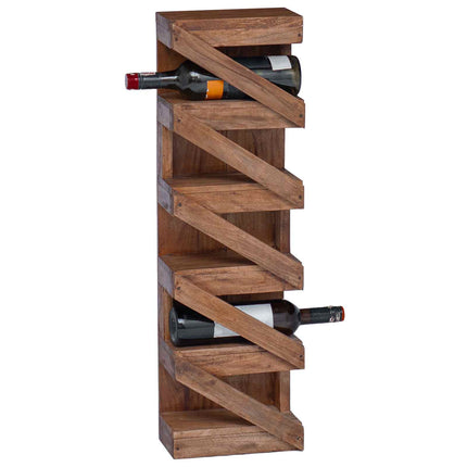 Vinfad Naturfarvet 24 x 14 x 80 cm Massiv Mahogni