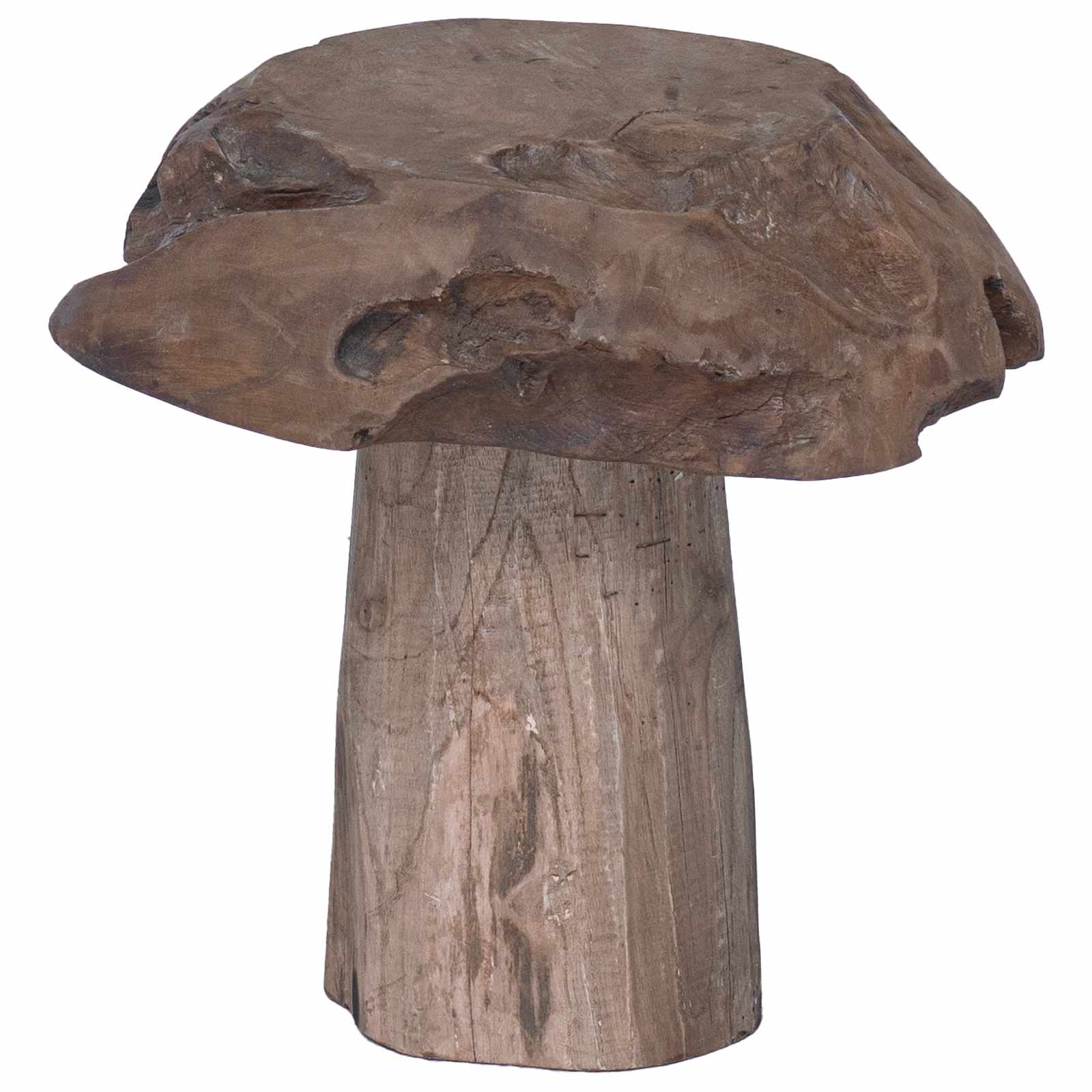 Taburet Naturfarvet 35 x 35 x 35 cm Massiv Teaktræ