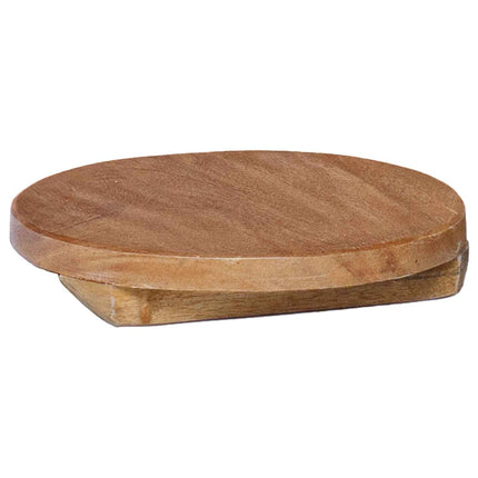 Plante Stool 3 stk. Naturfarvet 29 x 29 x 3,5 cm Mahogni Træ