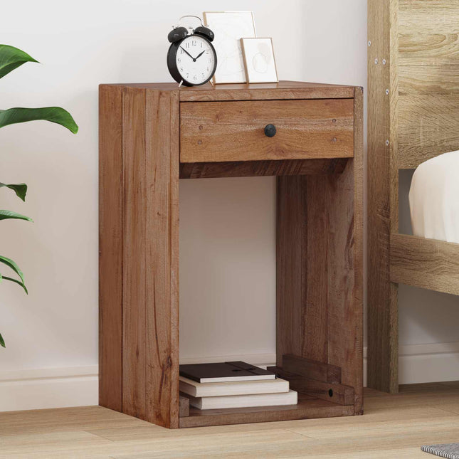 Sengebord Brun 63 x 30 x 79 cm Massiv Mahogni