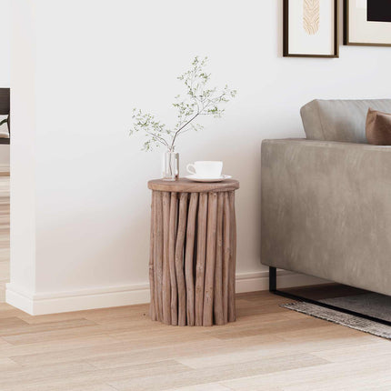 Taburet Naturfarvet 30 x 30 x 45 cm Massiv Teaktræ