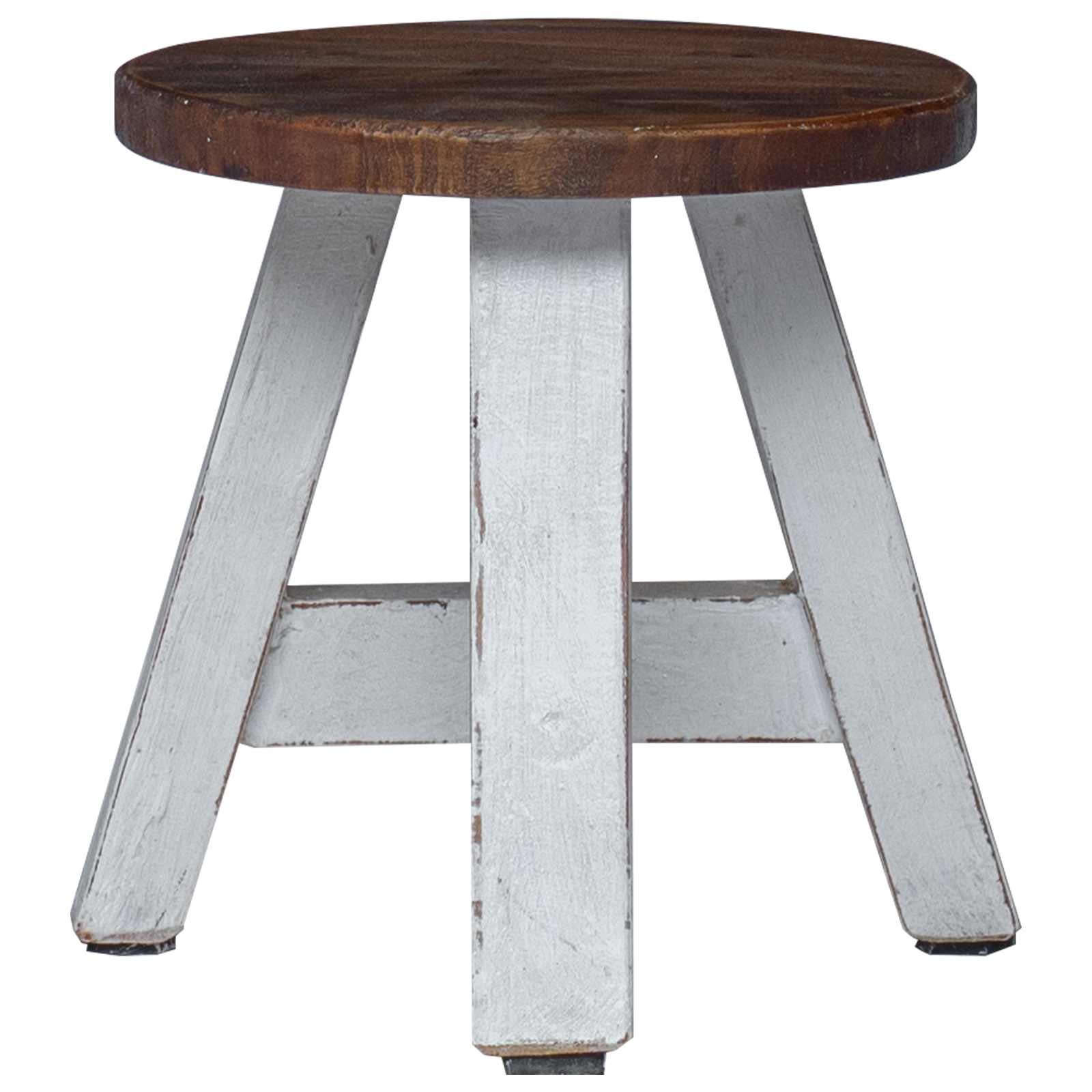 Taburet Naturfarvet 22 x 22 x 24 cm Mahogni Træ