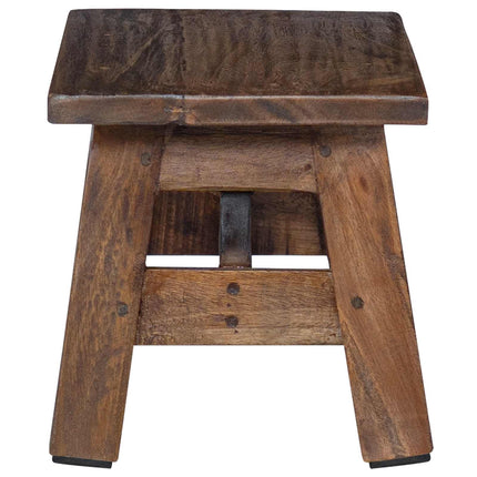 Taburet Naturfarvet 30 x 20 x 20 cm Mahogni Træ