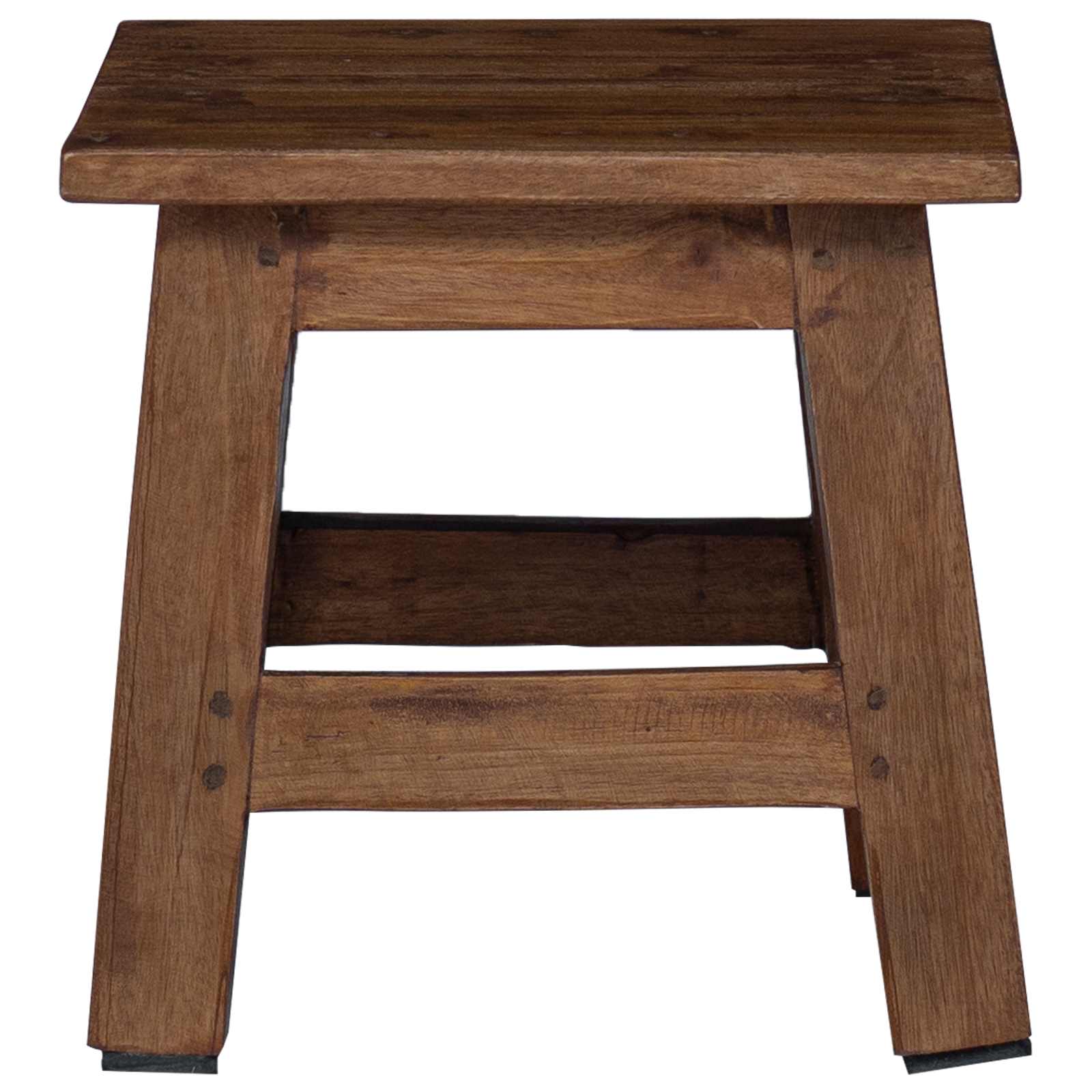 Taburet Naturfarvet 26 x 26 x 26 cm Mahogni Træ