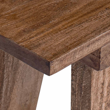 bænk Naturfarvet 92 x 23,5 x 45,5 cm Massivt mahognitræ