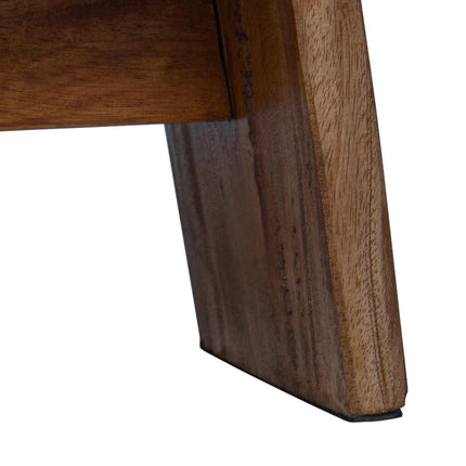 Taburet Naturfarvet 29 x 20 x 17 cm Mahogni Træ