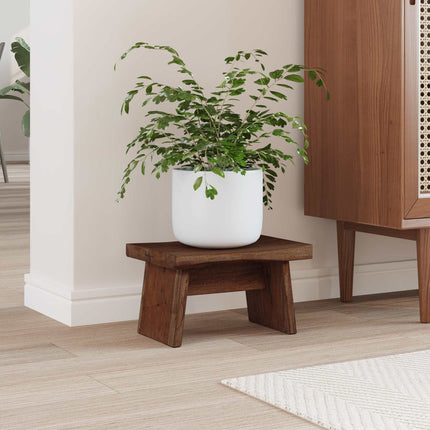 Taburet Naturfarvet 29 x 20 x 17 cm Mahogni Træ