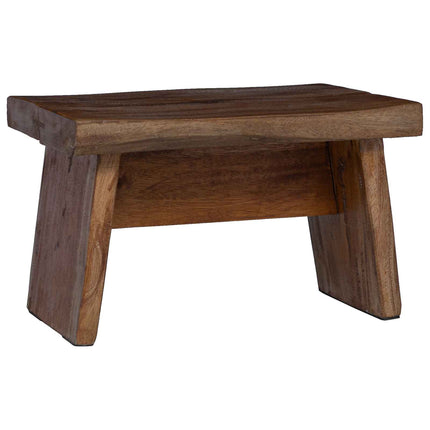 Taburet Naturfarvet 29 x 20 x 17 cm Mahogni Træ
