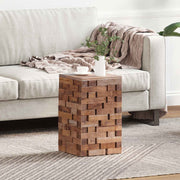 Taburet Naturfarvet 29 x 29 x 48 cm Massivt genbrugstræ