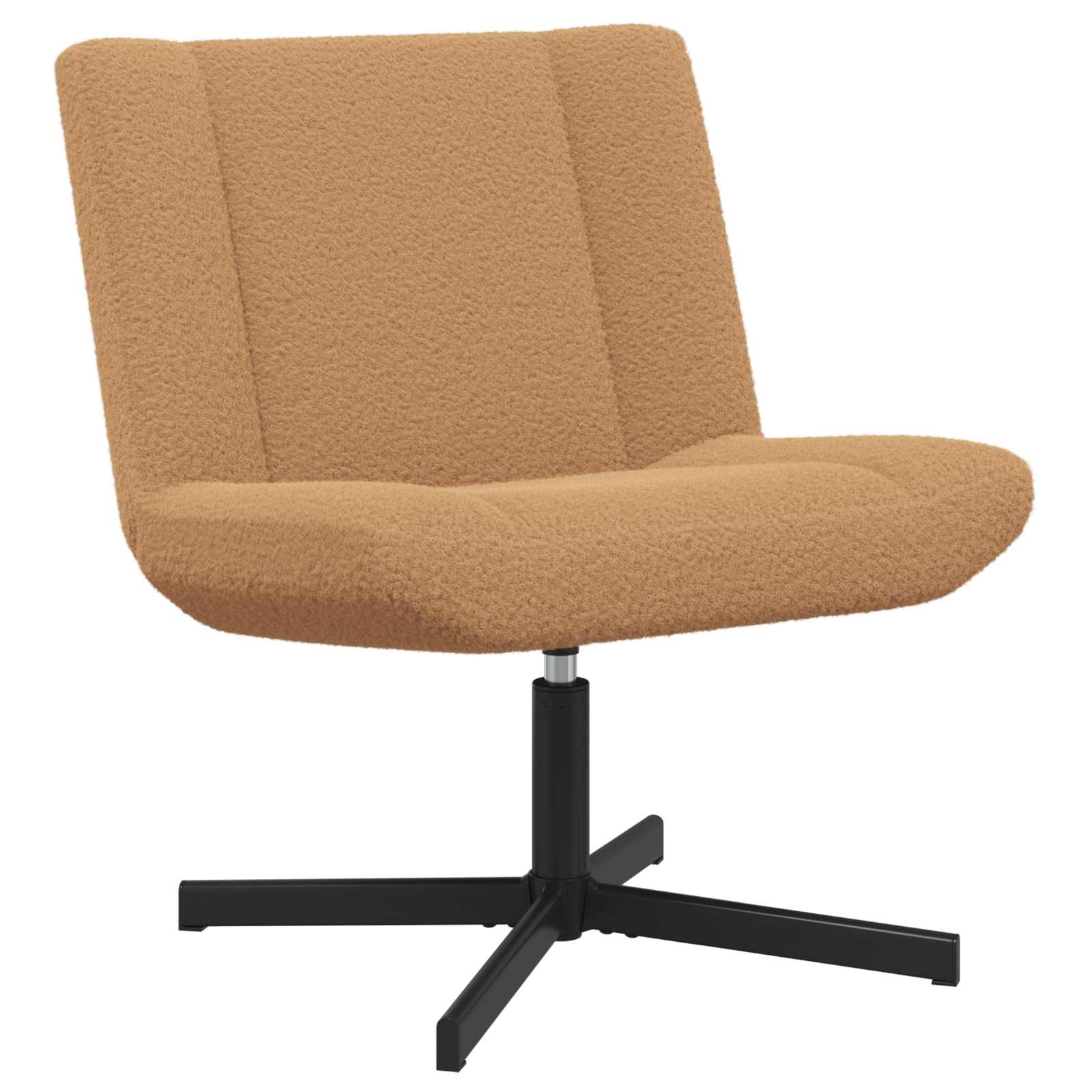 Accentstol Beige Stof, Metal Standard Ergonomisk Accentstol