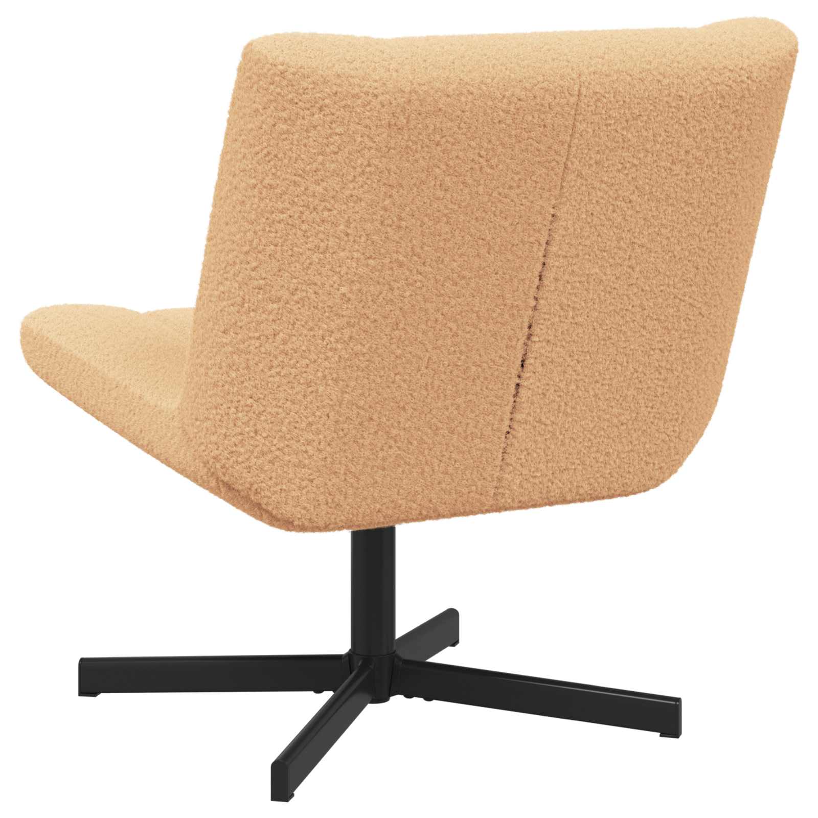 Drejestol Beige 63 x 75 x 76 cm Fårskind
