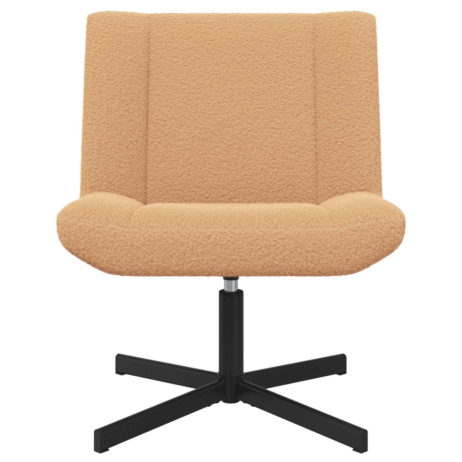 Drejestol Beige 63 x 75 x 76 cm Fårskind