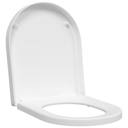 Toilet sæde Indstillelig Hvid 48 x 36,5 x 4,5 cm Polypropylen