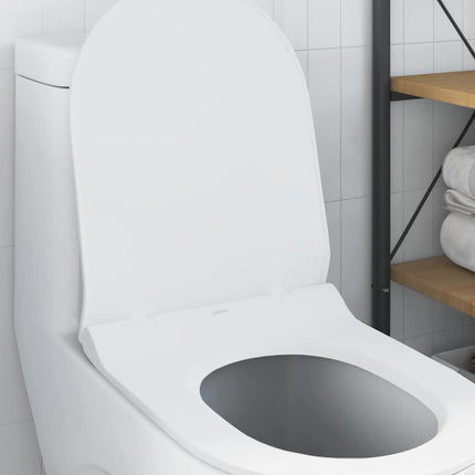 Toilet sæde Indstillelig Hvid 50 x 36,5 x 5 cm Polypropylen