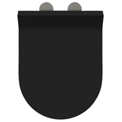 Toilet sæde Indstillelig Sort 50 x 36,5 x 5 cm Polypropylen