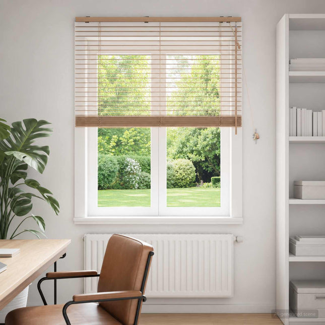 Persienner Eg Look 115 x 160 cm 35 mm Massivt Paulownia Træ