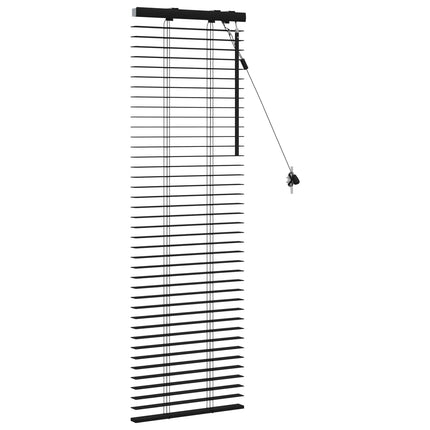 Persienner Sort 40 x 130 cm 35 mm Massivt Paulownia Træ