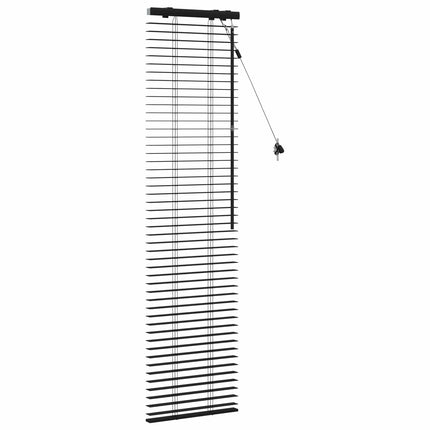 Persienner Sort 40 x 160 cm 35 mm Massivt Paulownia Træ