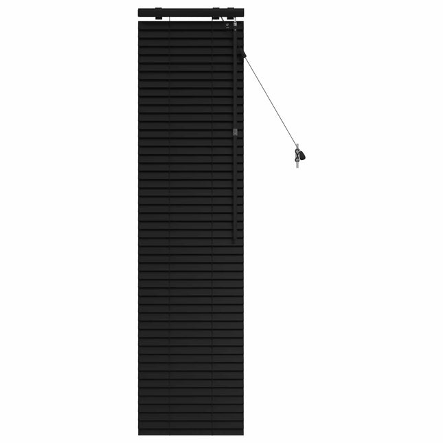 Persienner Sort 40 x 160 cm 35 mm Massivt Paulownia Træ