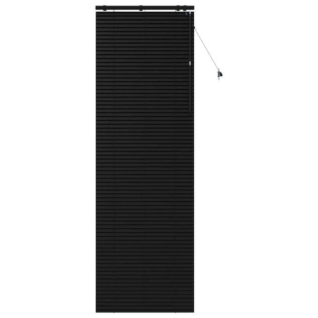Persienner Sort 70 x 250 cm 35 mm Massivt Paulownia Træ