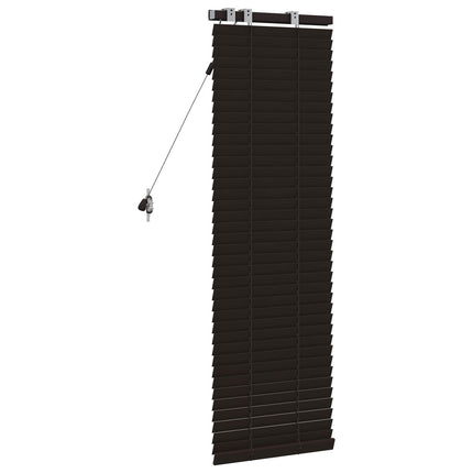 Persienner Mørk Brun 50 x 130 cm 35 mm Massivt Paulownia Træ