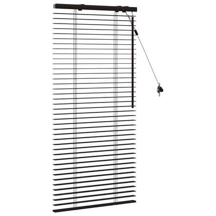 Persienner Mørk Brun 55 x 130 cm 35 mm Massivt Paulownia Træ