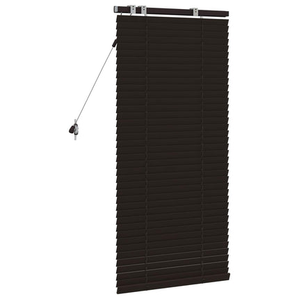 Persienner Mørk Brun 60 x 130 cm 35 mm Massivt Paulownia Træ