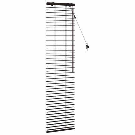 Persienner Mørk Brun 40 x 160 cm 35 mm Massivt Paulownia Træ