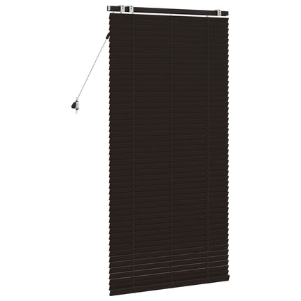 Persienner Mørk Brun 85 x 160 cm 35 mm Massivt Paulownia Træ