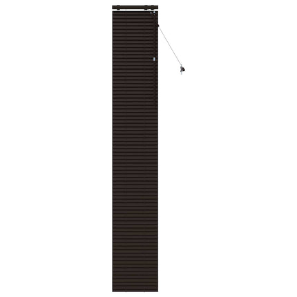Persienner Mørk Brun 50 x 250 cm 35 mm Massivt Paulownia Træ