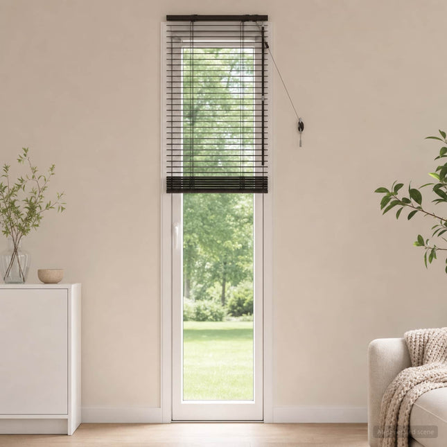 Persienner Mørk Brun 60 x 250 cm 35 mm Massivt Paulownia Træ