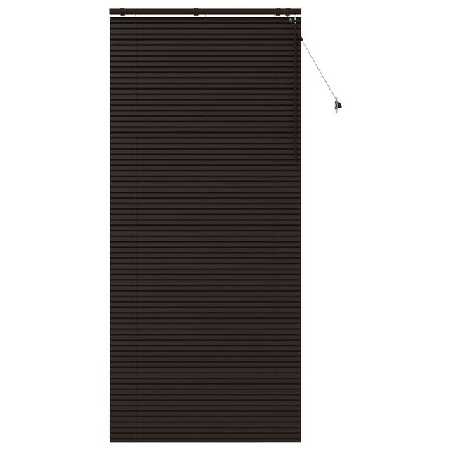 Persienner Mørk Brun 115 x 250 cm 35 mm Massivt Paulownia Træ