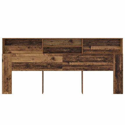Hovedgærde Skab Gammelt træ 220 x 19 x 101,5 cm Konstrueret træ
