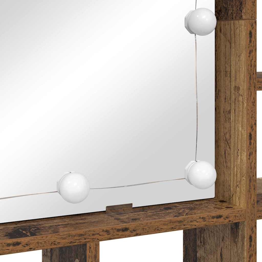 Spejlskab Gammelt træ 91 x 15 x 76,5 cm Konstrueret træ