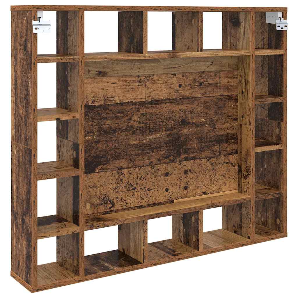 Spejlskab Gammelt træ 91 x 15 x 76,5 cm Konstrueret træ