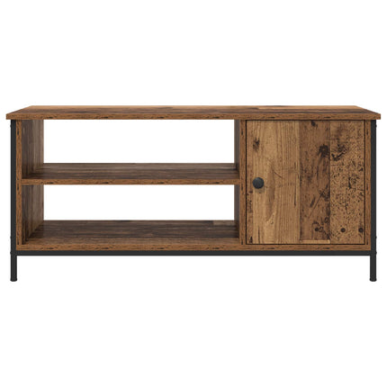 TV-skab 100 x 40 x 45 cm Gammelt træ Konstrueret træ