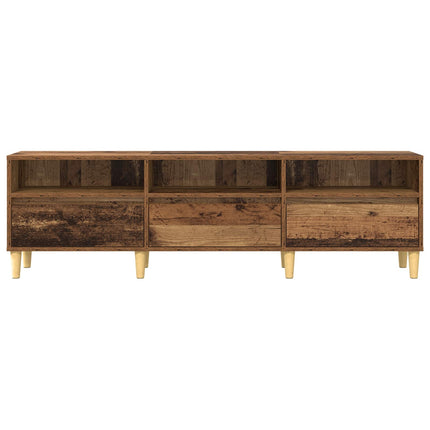 TV-skab 150 x 30 x 45 cm Gammelt træ Konstrueret træ
