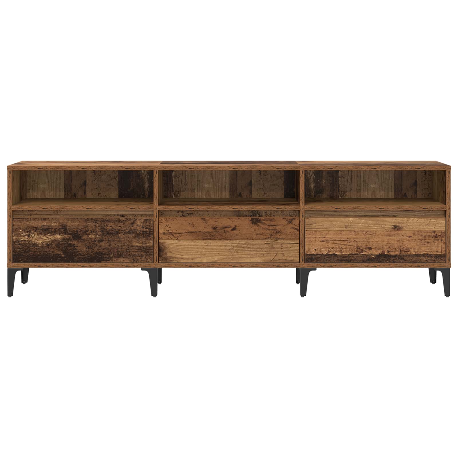 TV-skab Gammelt træ 150 x 30 x 45 cm Ingeniørt træ og jern