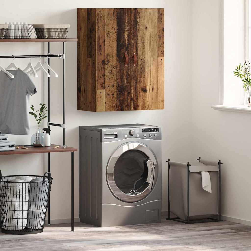 Vægskab Gammelt træ 69,5 x 34 x 90 cm Konstrueret træ