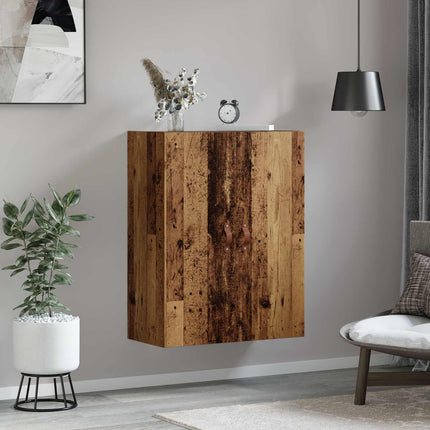 Vægskab Gammelt træ 69,5 x 34 x 90 cm Konstrueret træ